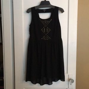 Black mini sleeveless Dress